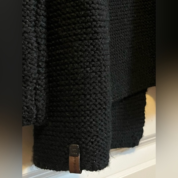Rudsak Hali Black Wool Knit Cardigan Size Medium/Large - Picture 9 of 12